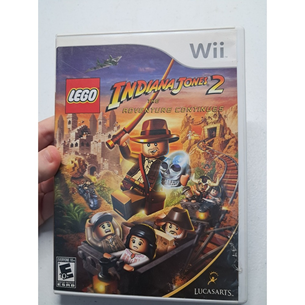 LEGO Indiana Jones 2 The Adventure Continues Nintendo Wii Game CIB RVL-RL4E-USA